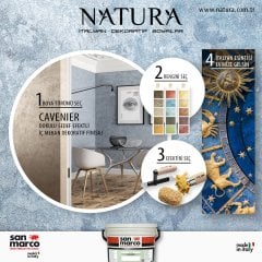 CAVENİER Kristal Sedef Görünümlü Dekoratif Boya