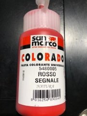 Kırmızı - Üniversal Renk Pastası - 250 ml