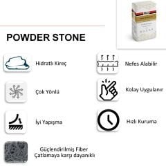 POWDERSTONE Dekoratif Toz Sıva