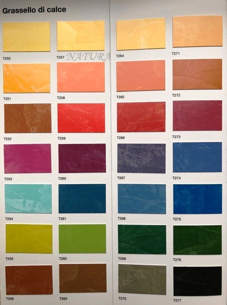 Grassello Renk Kartelası