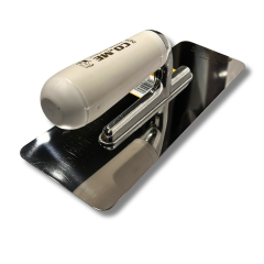 Eğimli Paslanmaz Çelik Mala - PVC Saplı 200mm X 80mm