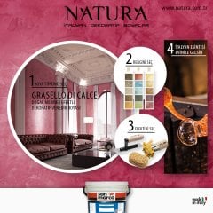 GRASSELLO Dİ CALCE Mermer Desenli Dekoratif Boya
