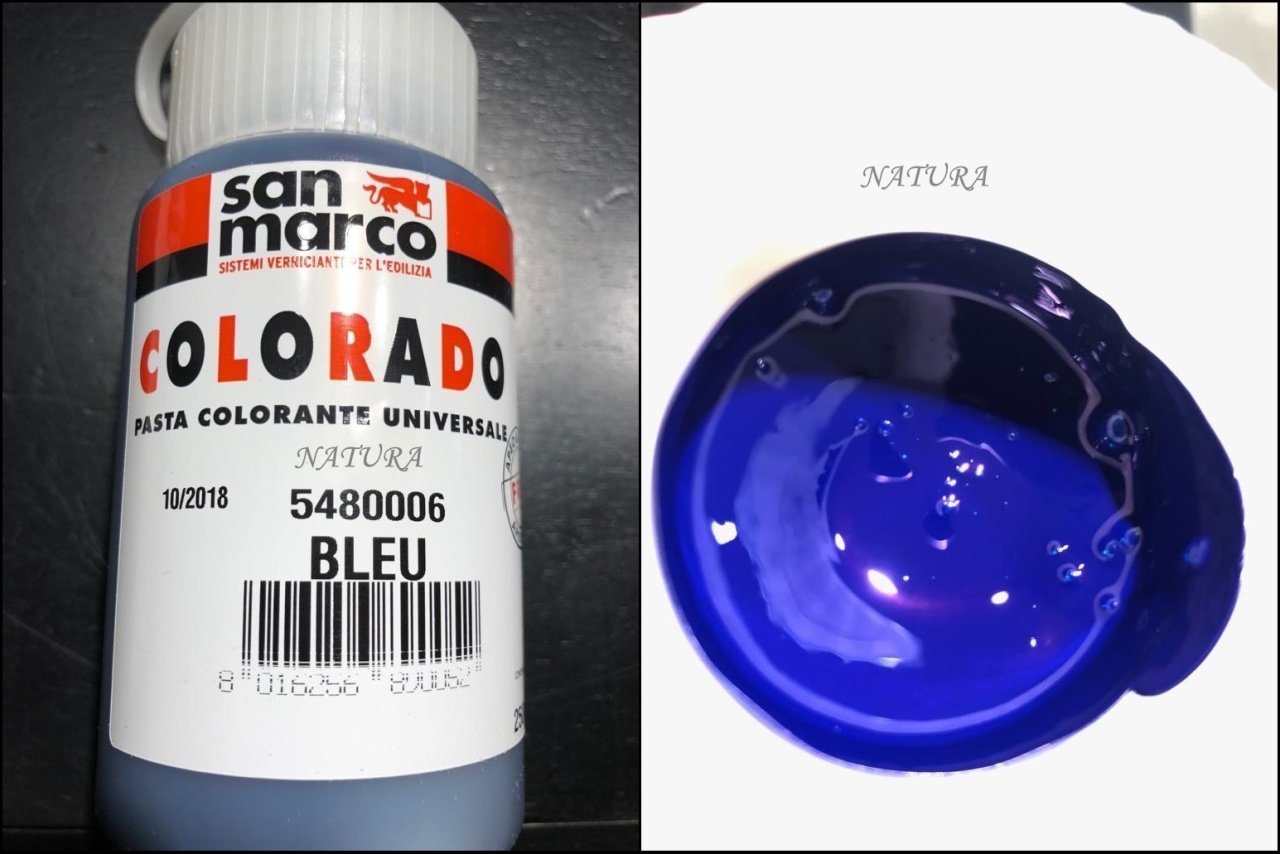 Mavi - Üniversal Renk Pastası - 250 ml