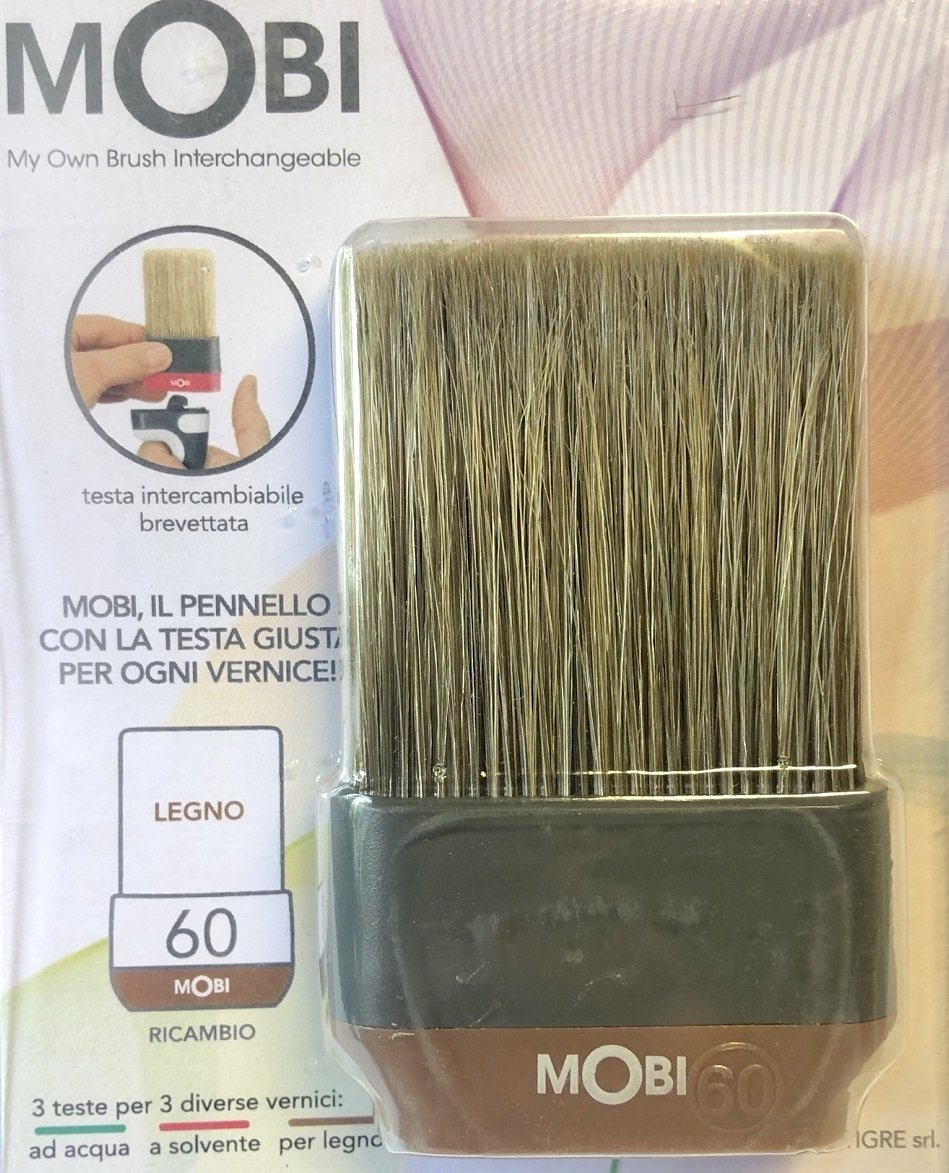 MOBİ Ucu Değiştirilebilir Fırça YEDEK UÇLAR Mobi Ahşap Boyaları İçin Fırça Yedek Uç - 60 mm