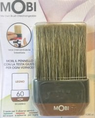 MOBİ Ucu Değiştirilebilir Fırça YEDEK UÇLAR Mobi Ahşap Boyaları İçin Fırça Yedek Uç - 60 mm