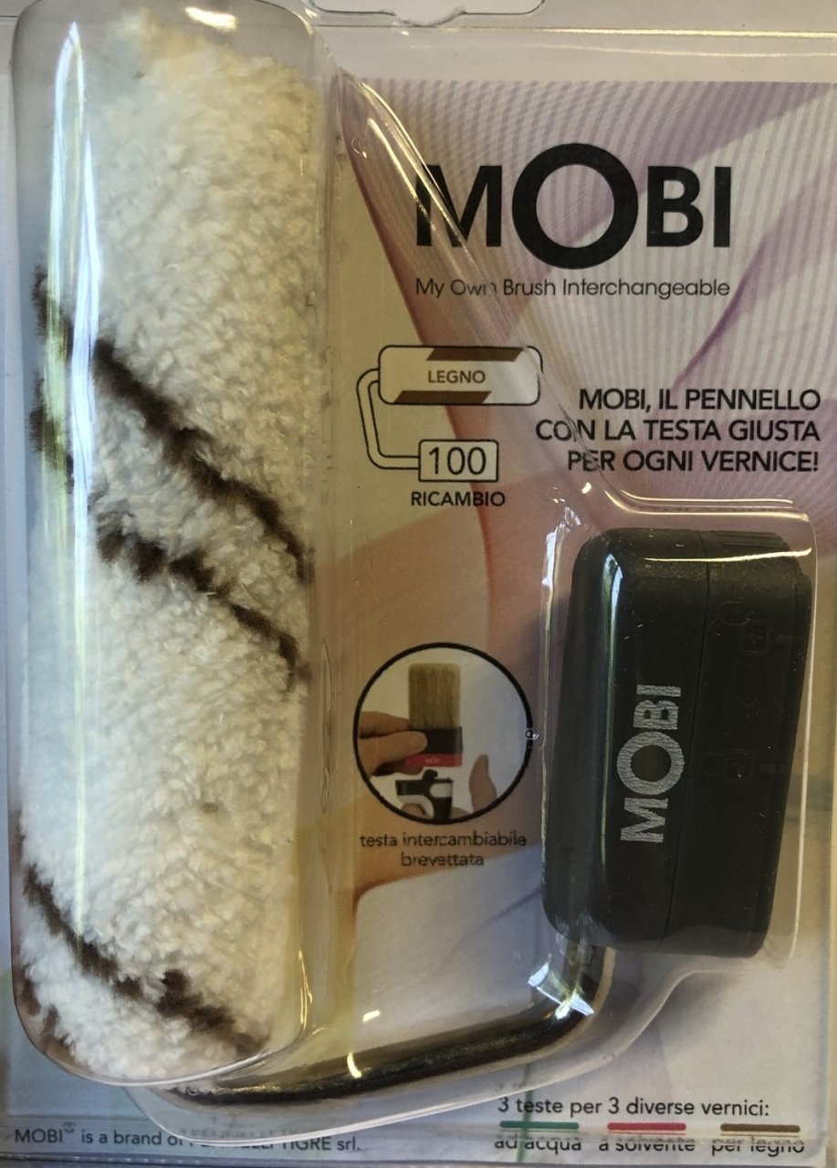 MOBİ Ucu Değiştirilebilir Fırça YEDEK UÇLAR Mobi Ahşap Boyaları İçin Rulo Yedek Uç - 100 mm