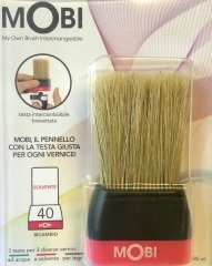 MOBİ Ucu Değiştirilebilir Fırça YEDEK UÇLAR Mobi Solvent bazlı Fırça Yedek Uç - 40 mm