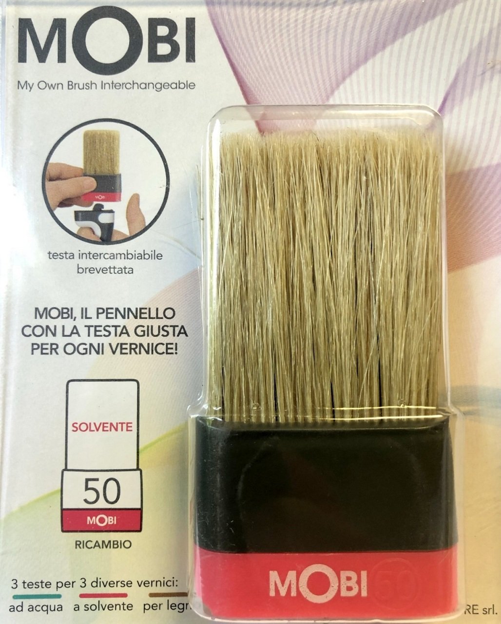 MOBİ Ucu Değiştirilebilir Fırça YEDEK UÇLAR Mobi Solvent bazlı Fırça Yedek Uç - 50 mm