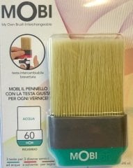 MOBİ Ucu Değiştirilebilir Fırça YEDEK UÇLAR Mobi Su bazlı Fırça Yedek Uç - 60 mm