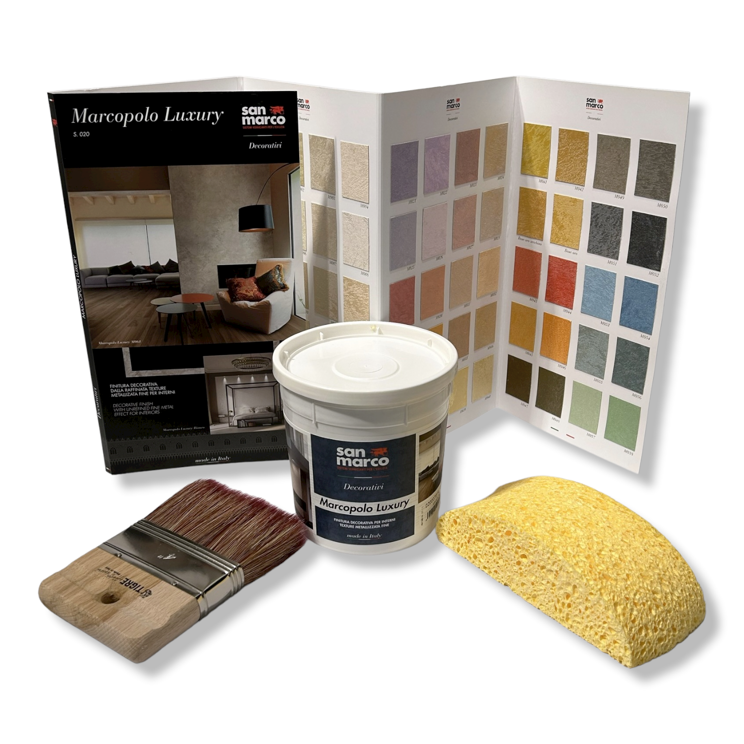 Marcopolo Luxury - Dekoratif Boya Uygulama Seti