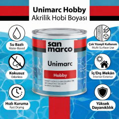 UNİMARC HOBBY -  Çok Amaçlı Akrilik Hobi Boyası