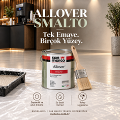 ALLOVER SMALTO - Çok Yüzeyli, Su Bazlı Emaye Boya